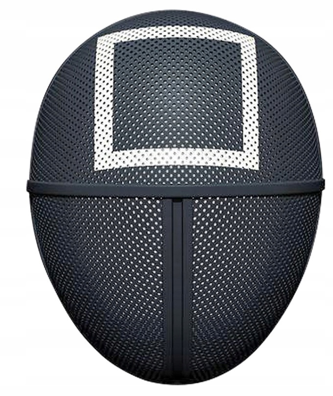 SQUID GAME COSPLAY MASKA KWADRAT KARNAWAŁ