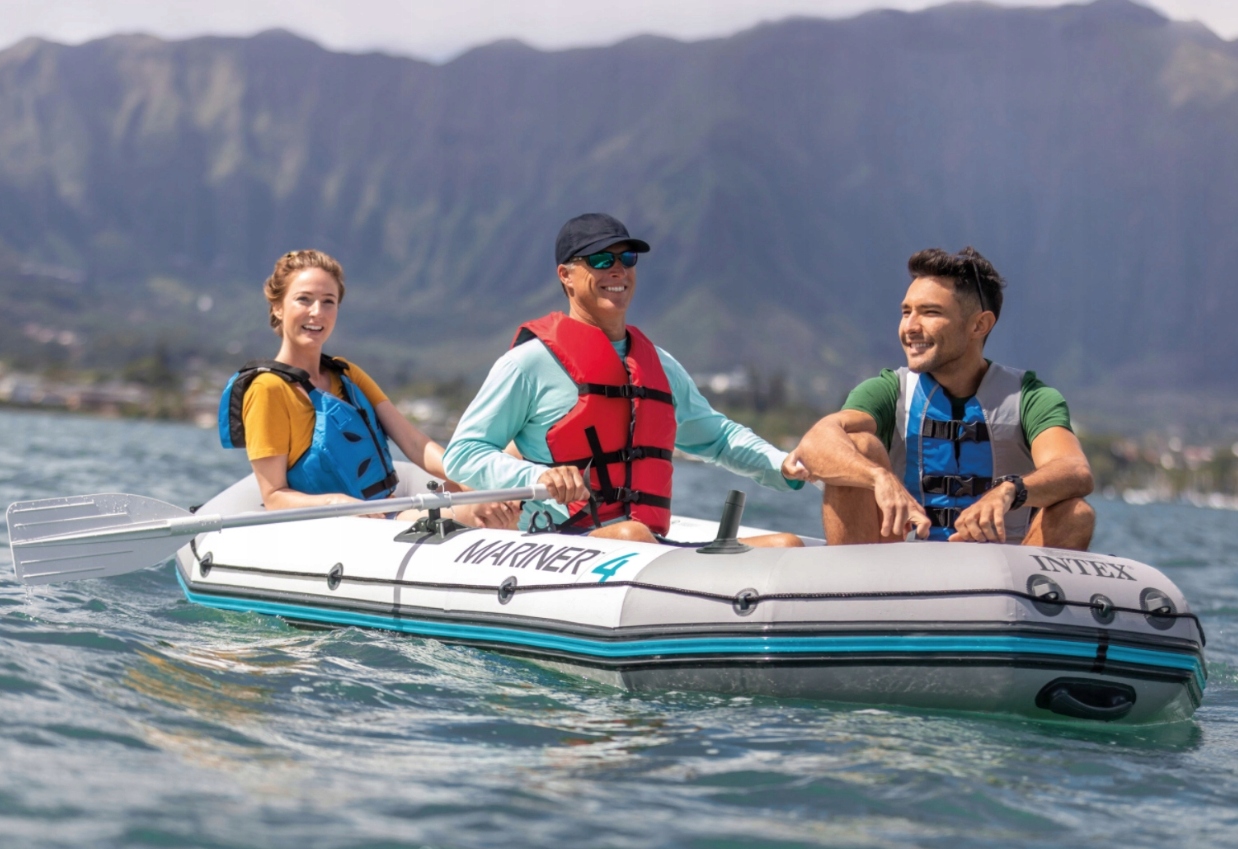 Ponton Intex 68376 MARINER 4-osob sztywna podłoga Kod producenta 68376