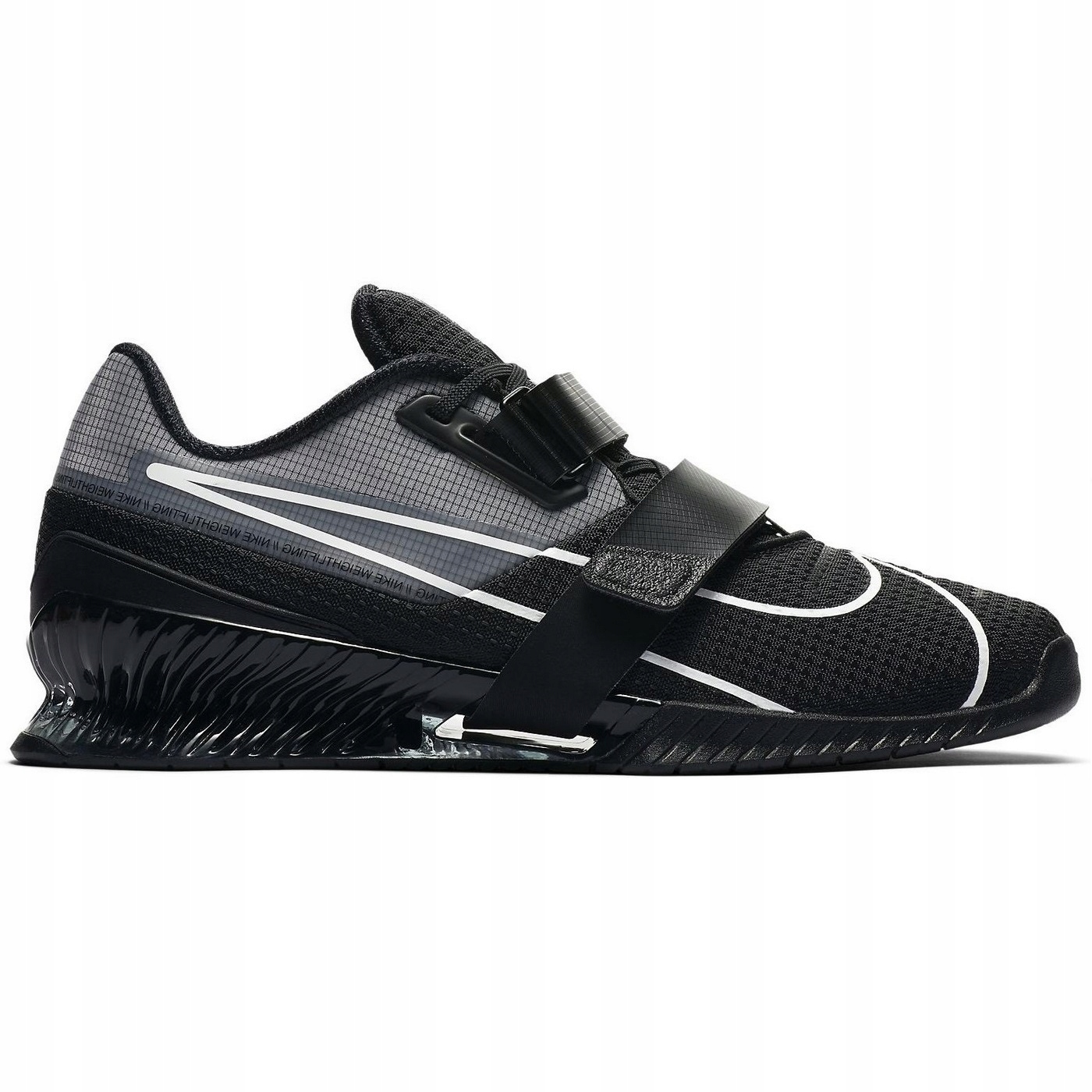 boty na zvedání závaží nike romaleos 4 black/white Černá 43