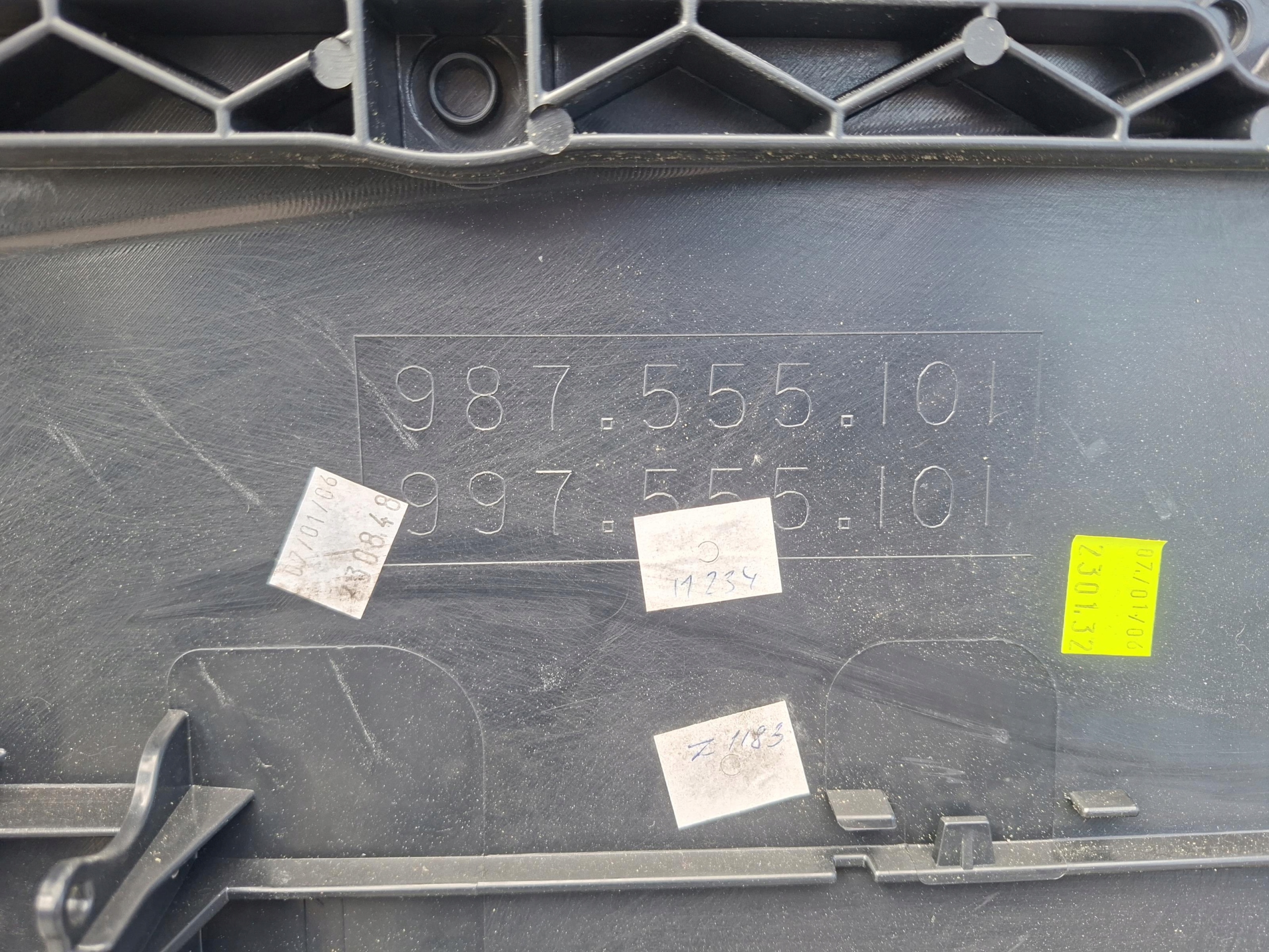 upholstery side door left black PORSCHE BOXSTER CAYMAN S 987