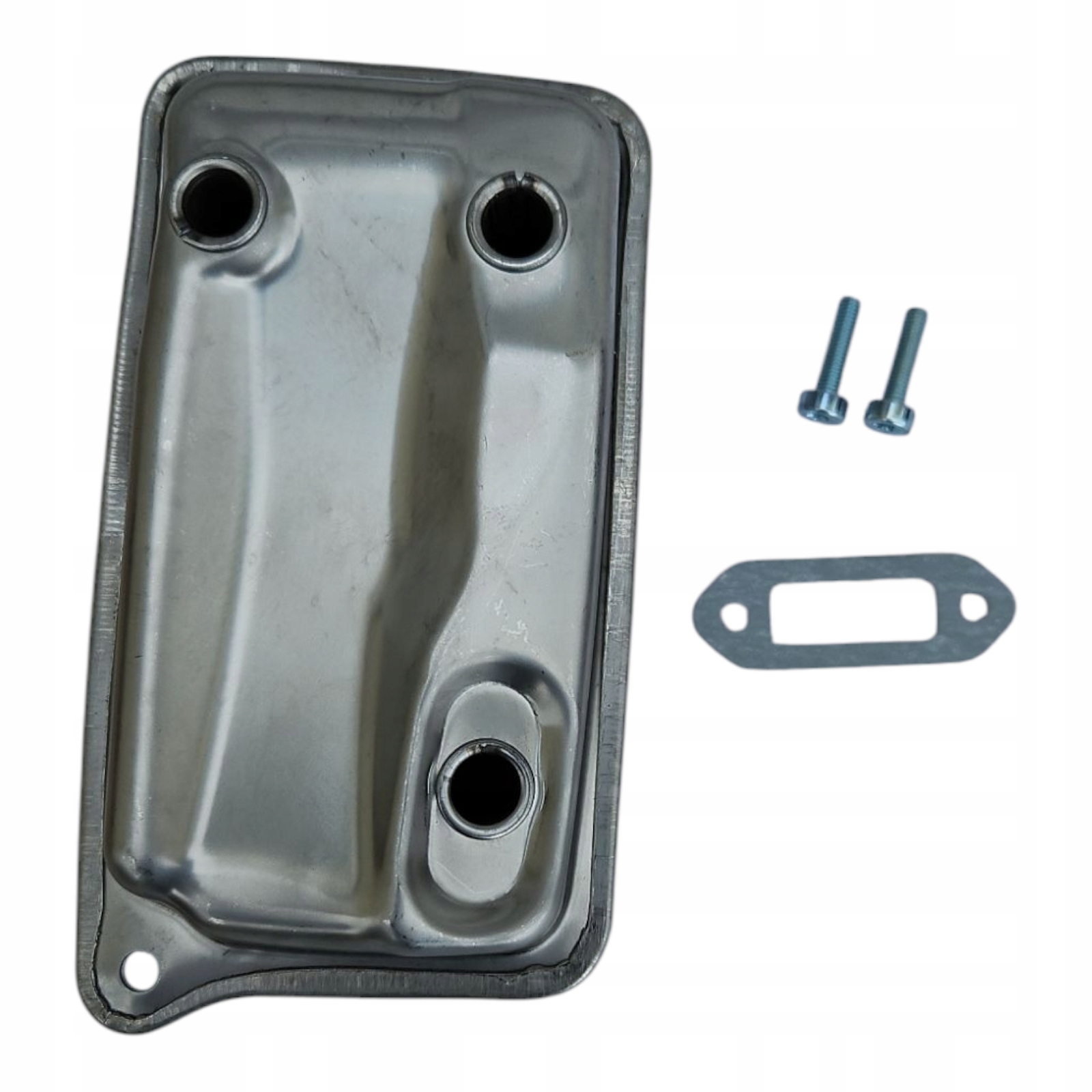 Tłumik Kompletny Do Przecinarki Stihl TS410 TS420 Śruby Uszczelka Blacha