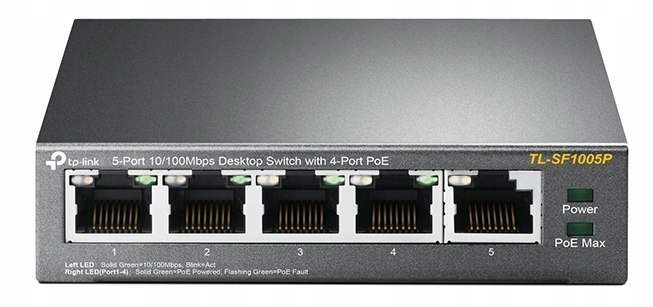 Switch POE TL-SF1005P 5-portowy TP-Link