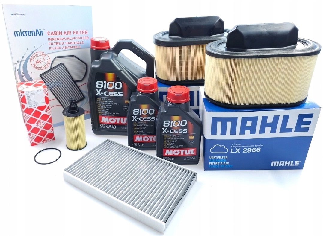 Zestaw Filtrów Olej Motul Maserati Quattroporte Ghibli Levante 3.0 V6