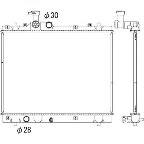 Chłodnica Suzuki Swift 2010-