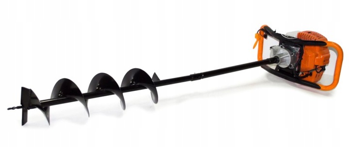 ŚWIDER SPALINOWY WIERTNICA 6,2KM + FI10/15CM +50CM Zastosowanie do gleby