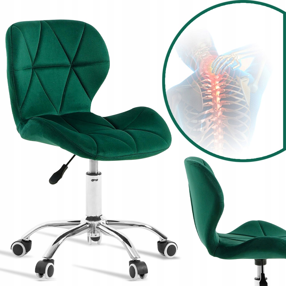 FOTEL KRZESŁO OBROTOWE BIUROWE WELUROWE PODUSZKA DO PRACY BIURA SALONU GRY Kod producenta ERGONOMICZNY DO NAUKI PRACY GRY BIURA