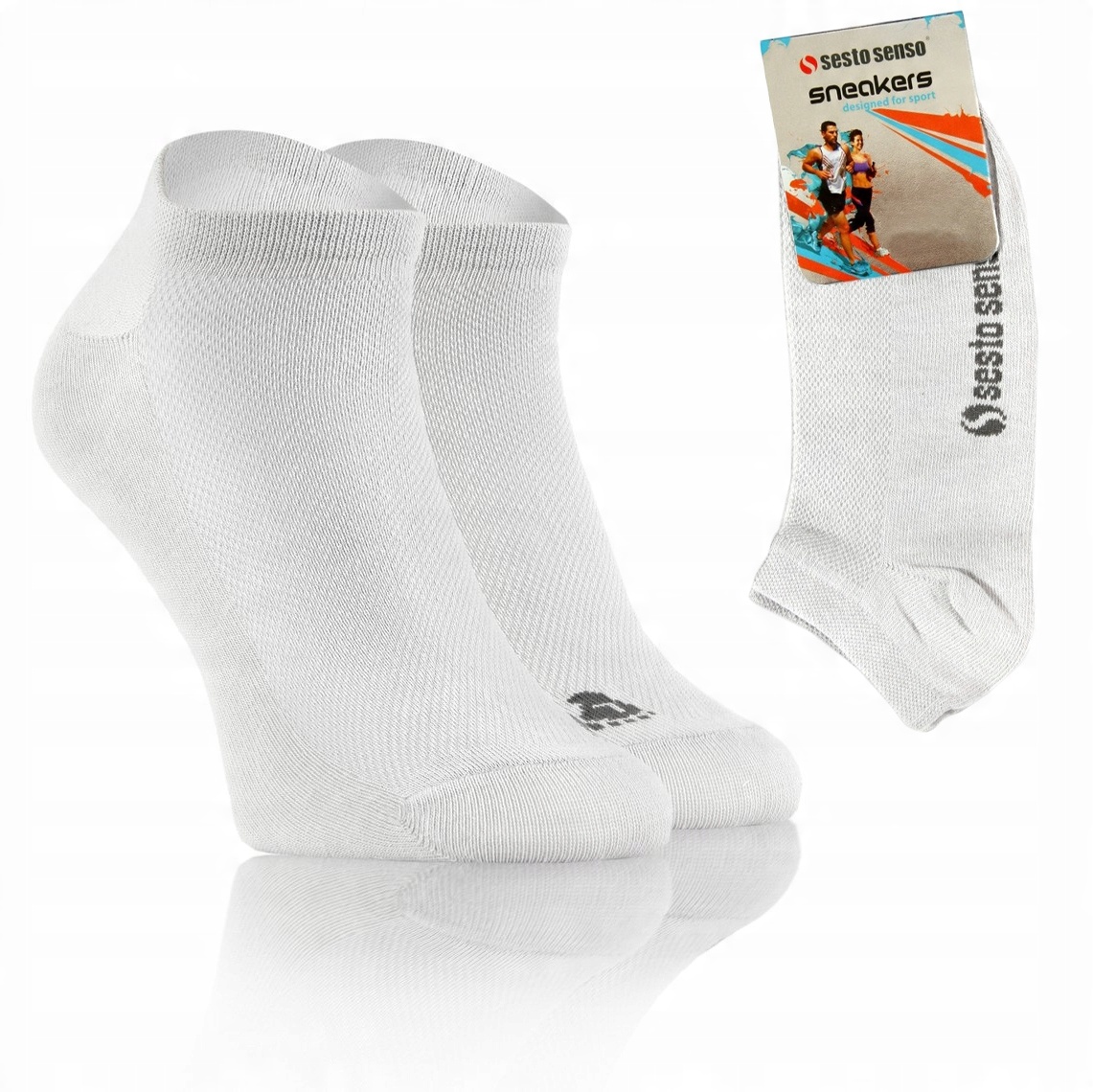 

Skarpety Stopki sesto senso Sneakers białe 41-43
