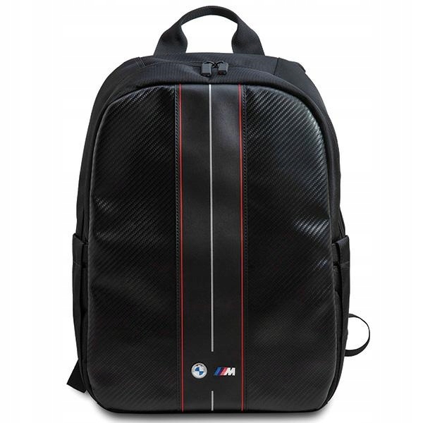 Batoh Bmw BMBP15COMSCAKR 16" čierny/čierny Carbon Red Stripes