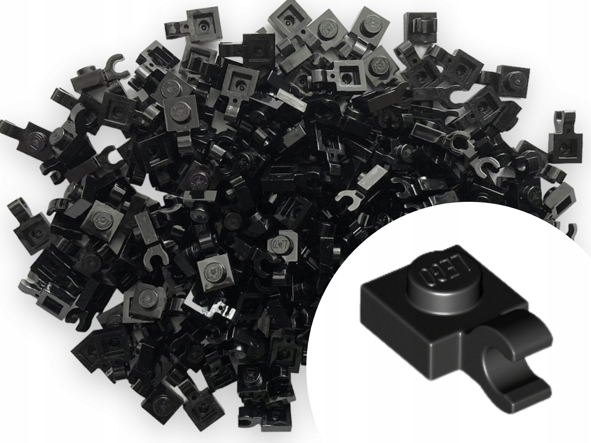 

Lego 61252 Plate Płytka 1x1 Black Czarny 50 szt