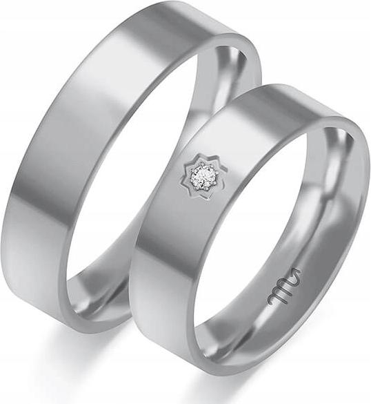 Zlatý snubní prsten s zirkony 585, 20 21 22, exkluzivní kolekce