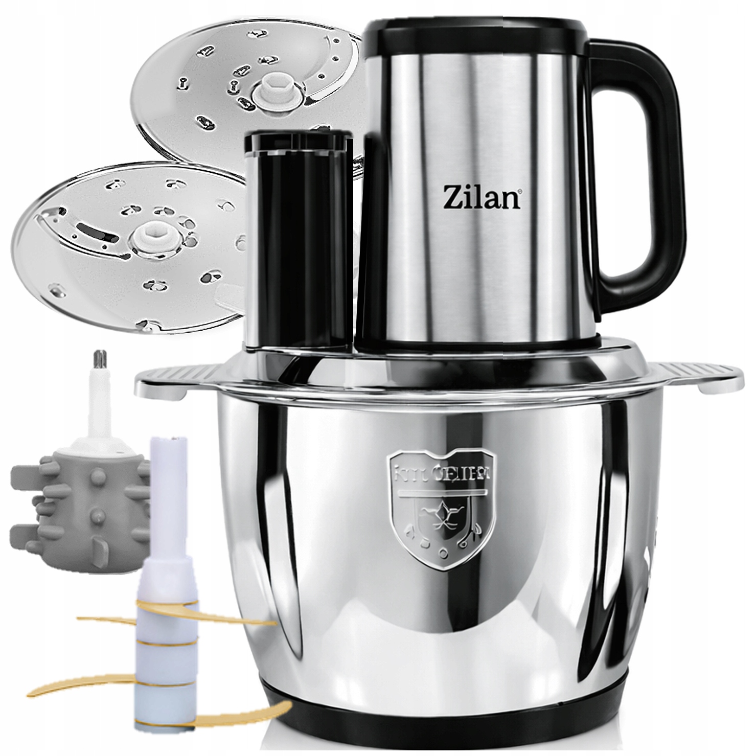 Sekáček Potravin Kráječ Na Maso A Ovoce Kuchyňský Robot Titan 500W Ocel 3L