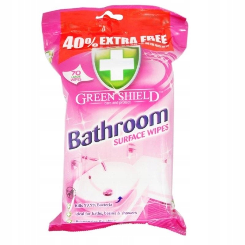 

Green Shield chusteczki Bathroom 70szt