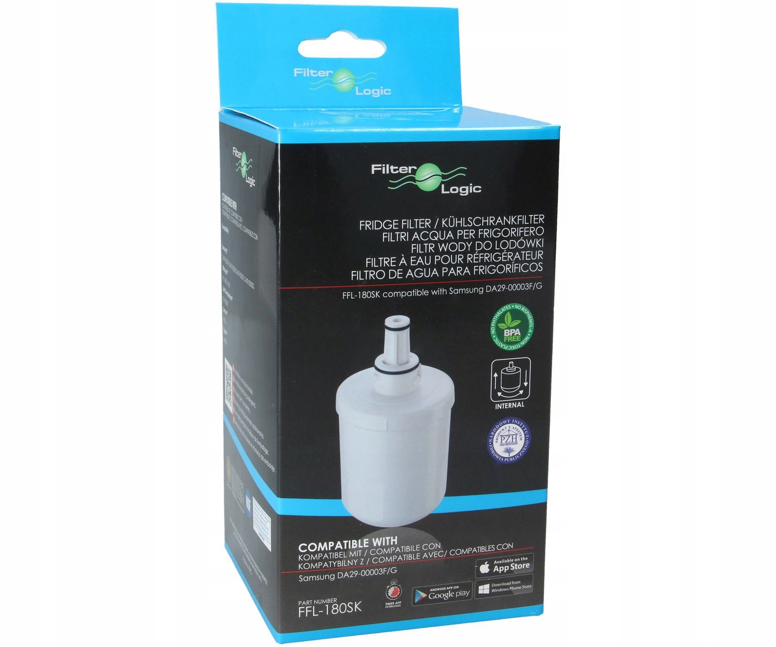 FILTR WODY lodówki Samsung RL58GPEMH RSH5ZL2A
