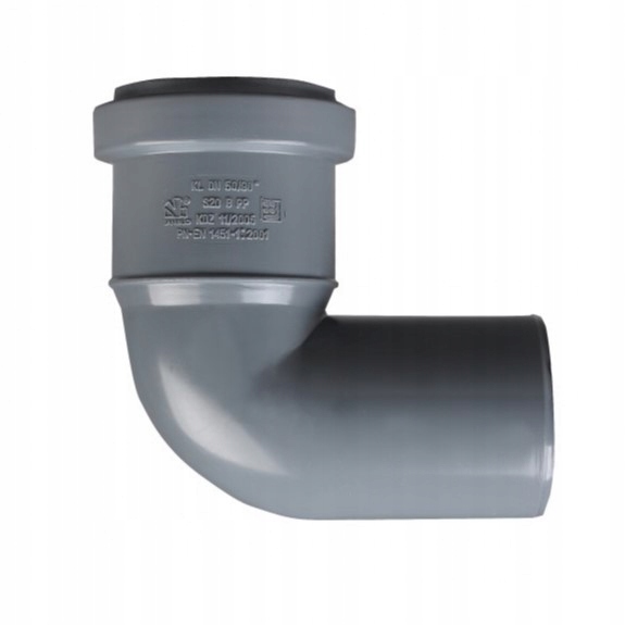 KOLANO KANALIZACYJNE Kolanko PP 50/90 PCV