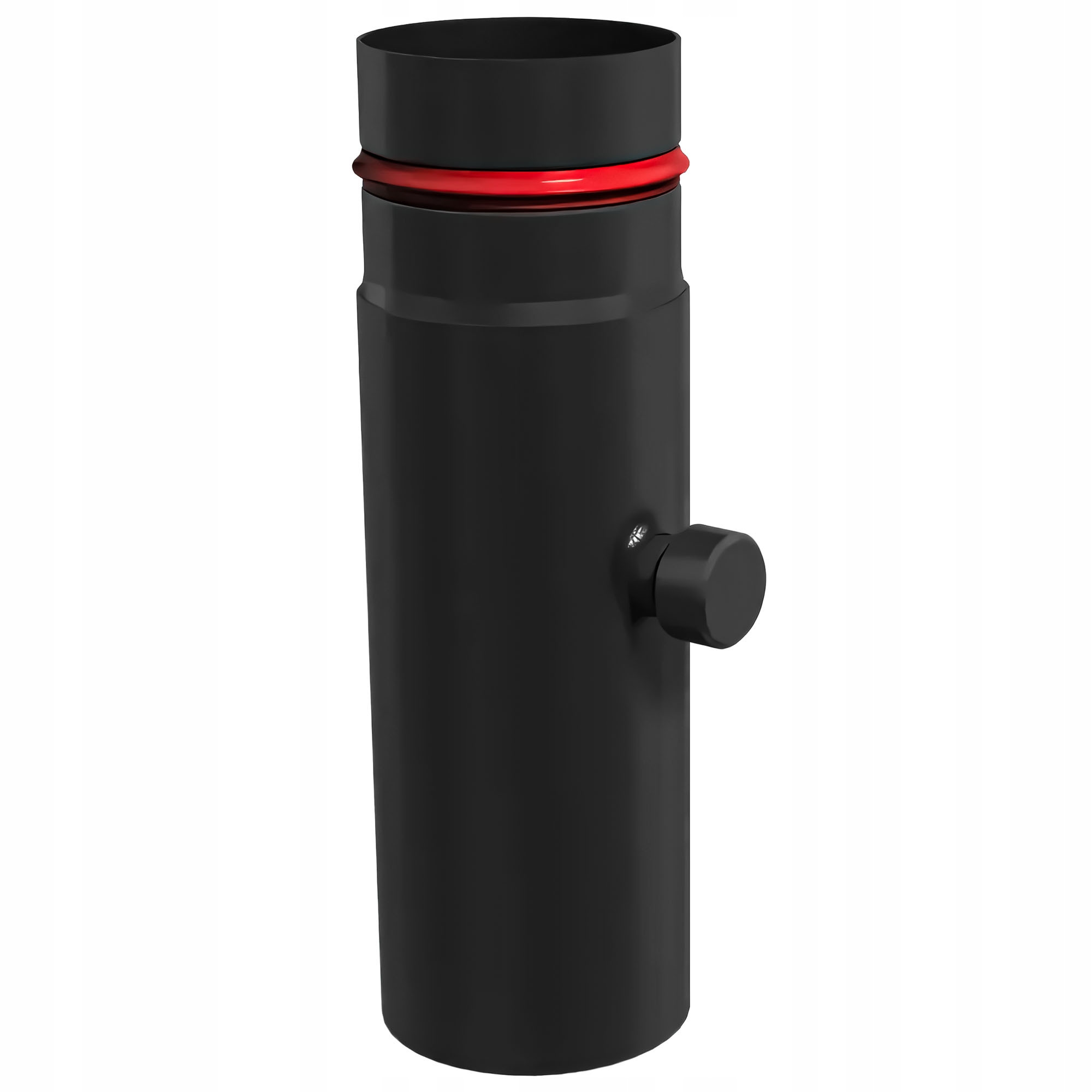 Trubka černá s měřícím hrdlem pro pelety Darco Spp 0,25 m 100 mm CZ1,2SP