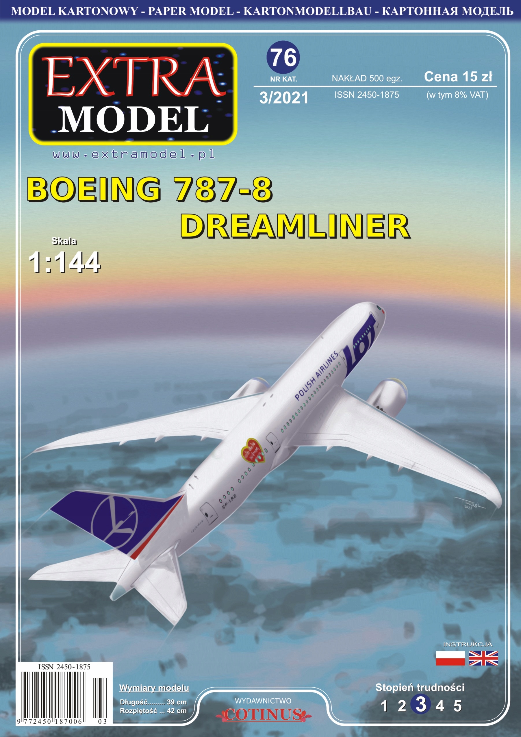 

Extra MODEL_Boeing 787-8 Dreamliner Wośp