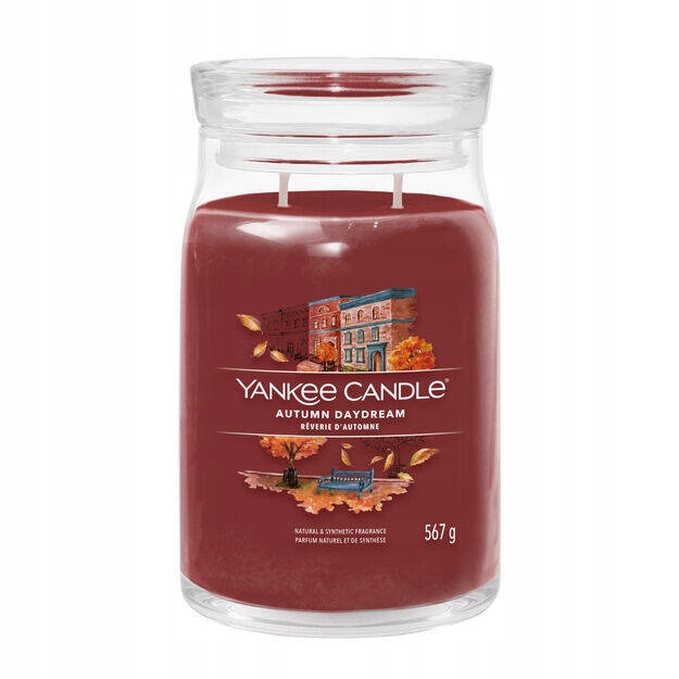 Yankee Candle Autumn Daydream Velká sójová svíčka se dvěma knoty 567 g