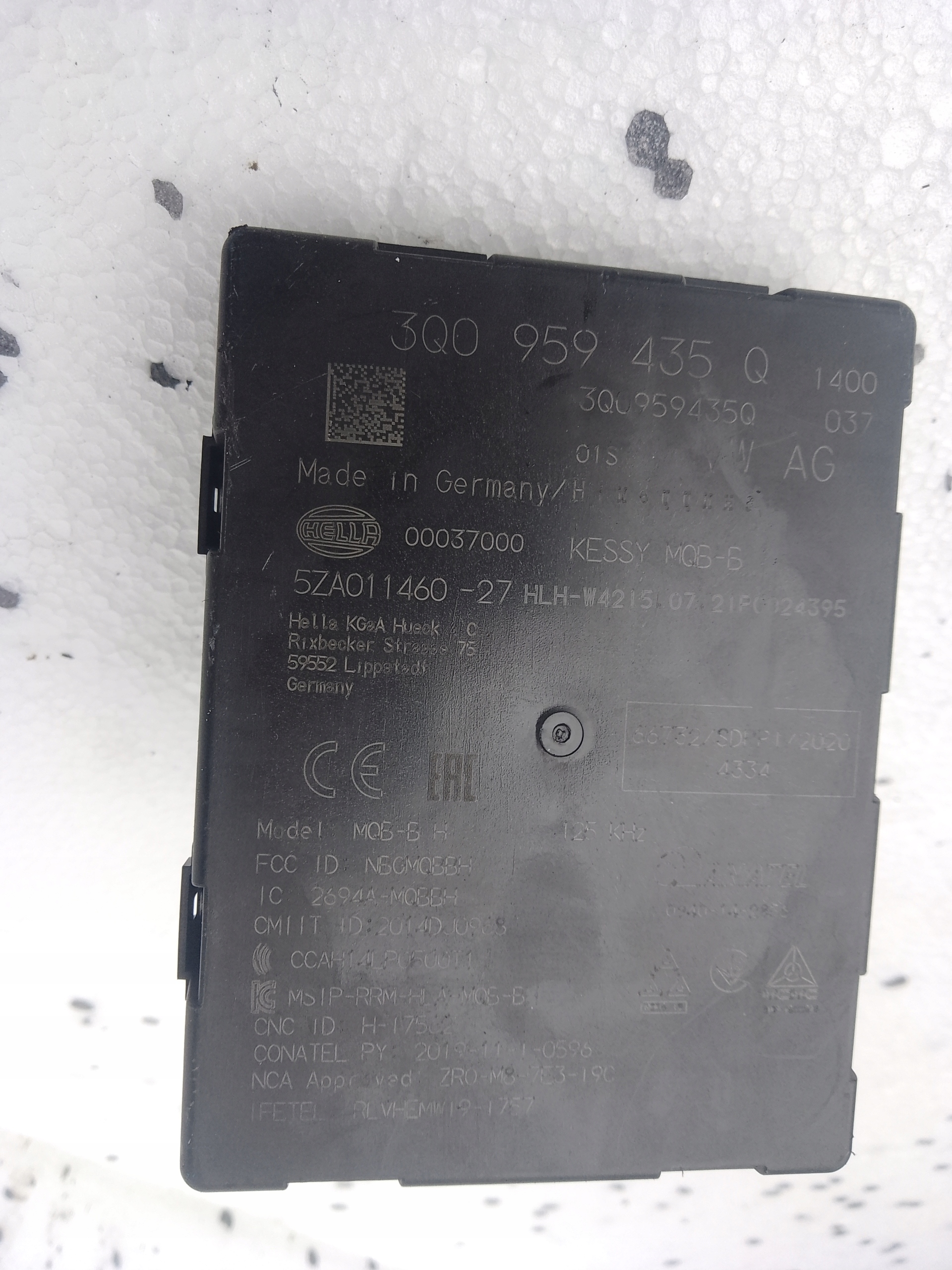 MODULO KESSY KEYLESS SKODA SEAT VW 3Q0959435Q