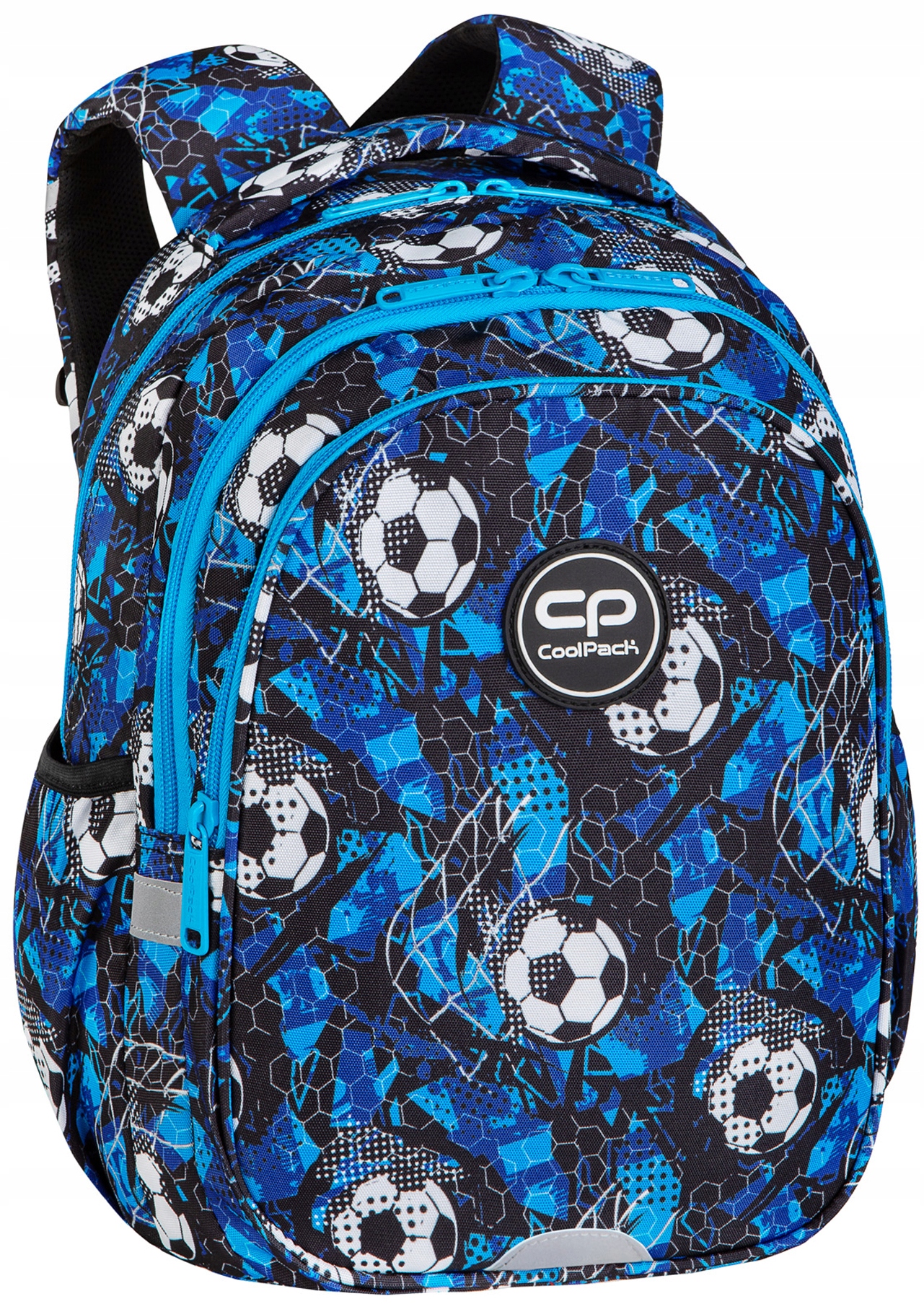 Dwukomorowy Plecak Szkolny Coolpack Z Piłką Nożną