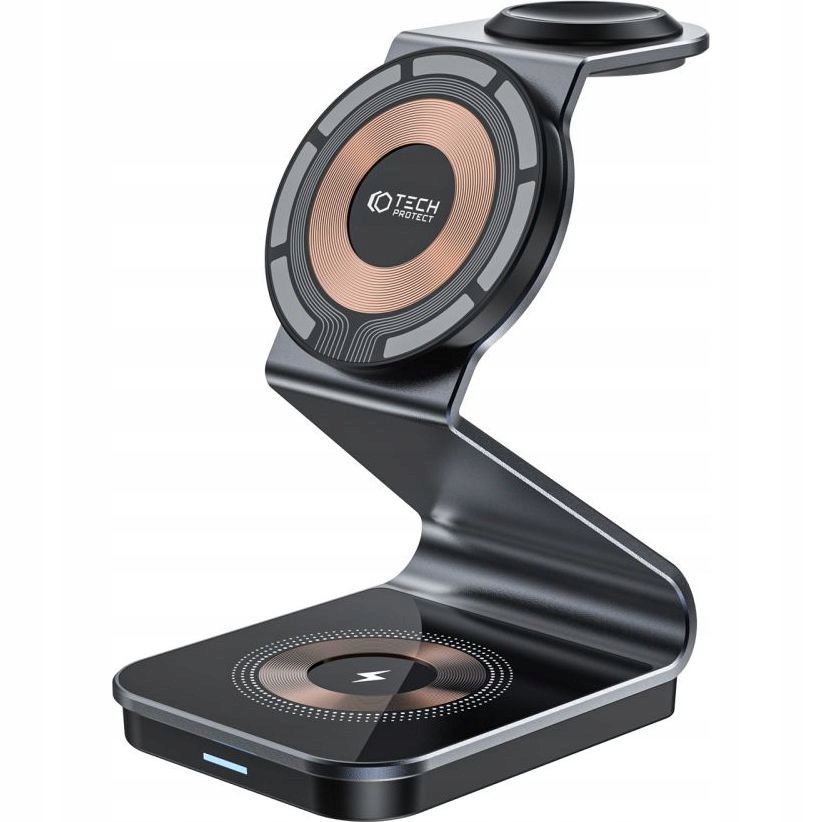 Ładowarka indukcyjna 3w1 Tech-Protect, do MagSafe do smartfona, zegarka