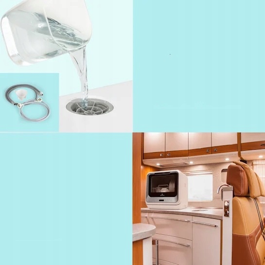 Zmywarka wolnostojąca Klarstein Amazonia Mini Sterowanie mechaniczne