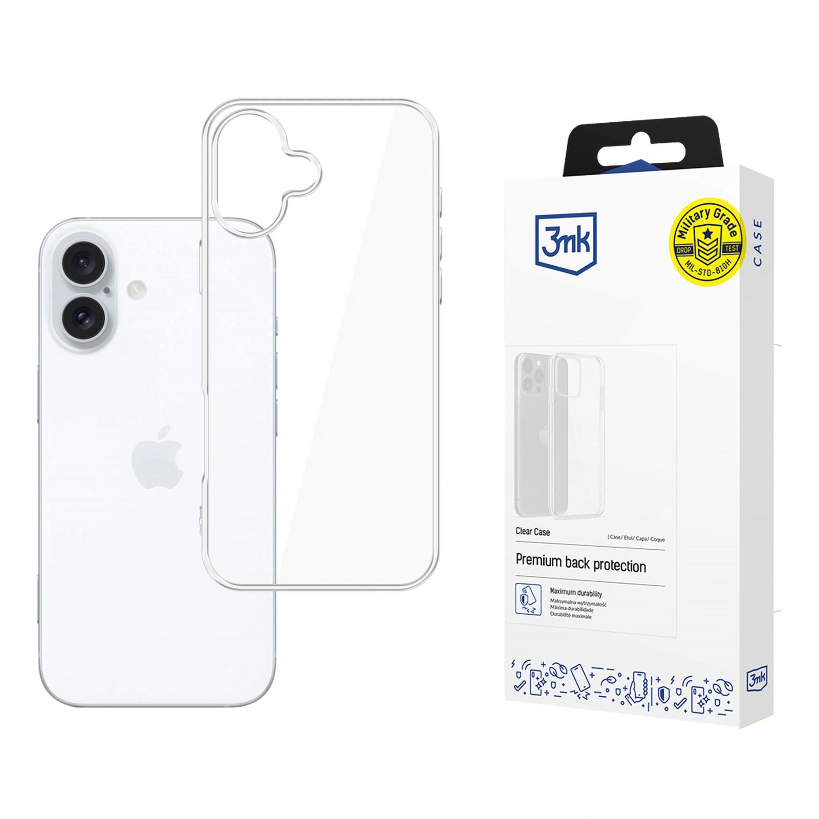 Etui Do Apple Iphone 16 3MK Clear Case