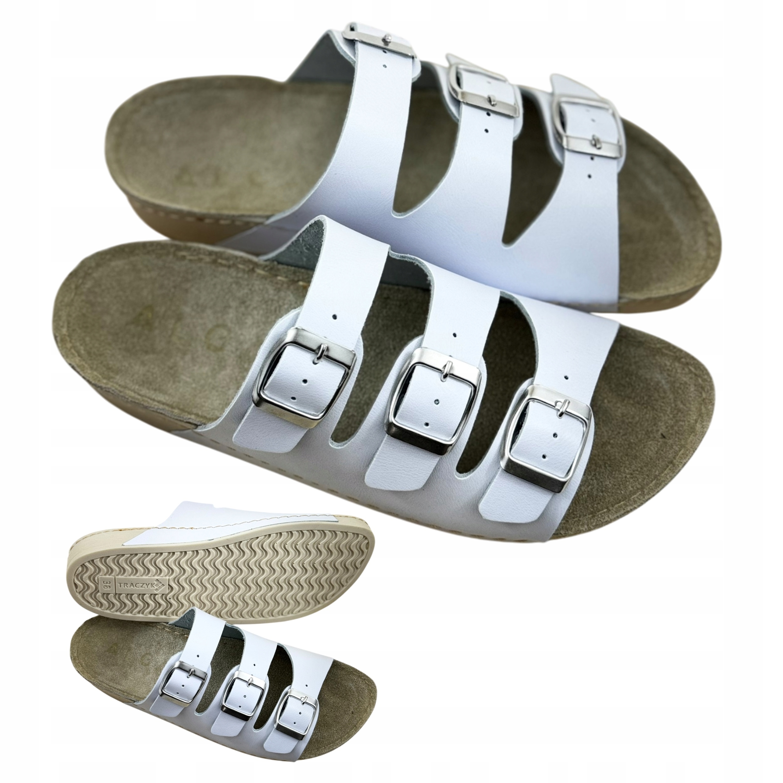 Anatomické Nazouváky Nastavitelné Bílé Profilované Výrobce vel. 40