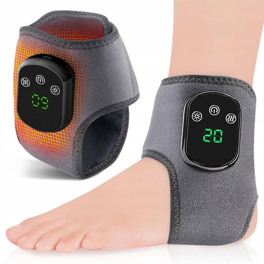 Masażer Relaksacyjny Kostki I Stopy Z Podgrzewaniem Wibracjami Dla Seniorów