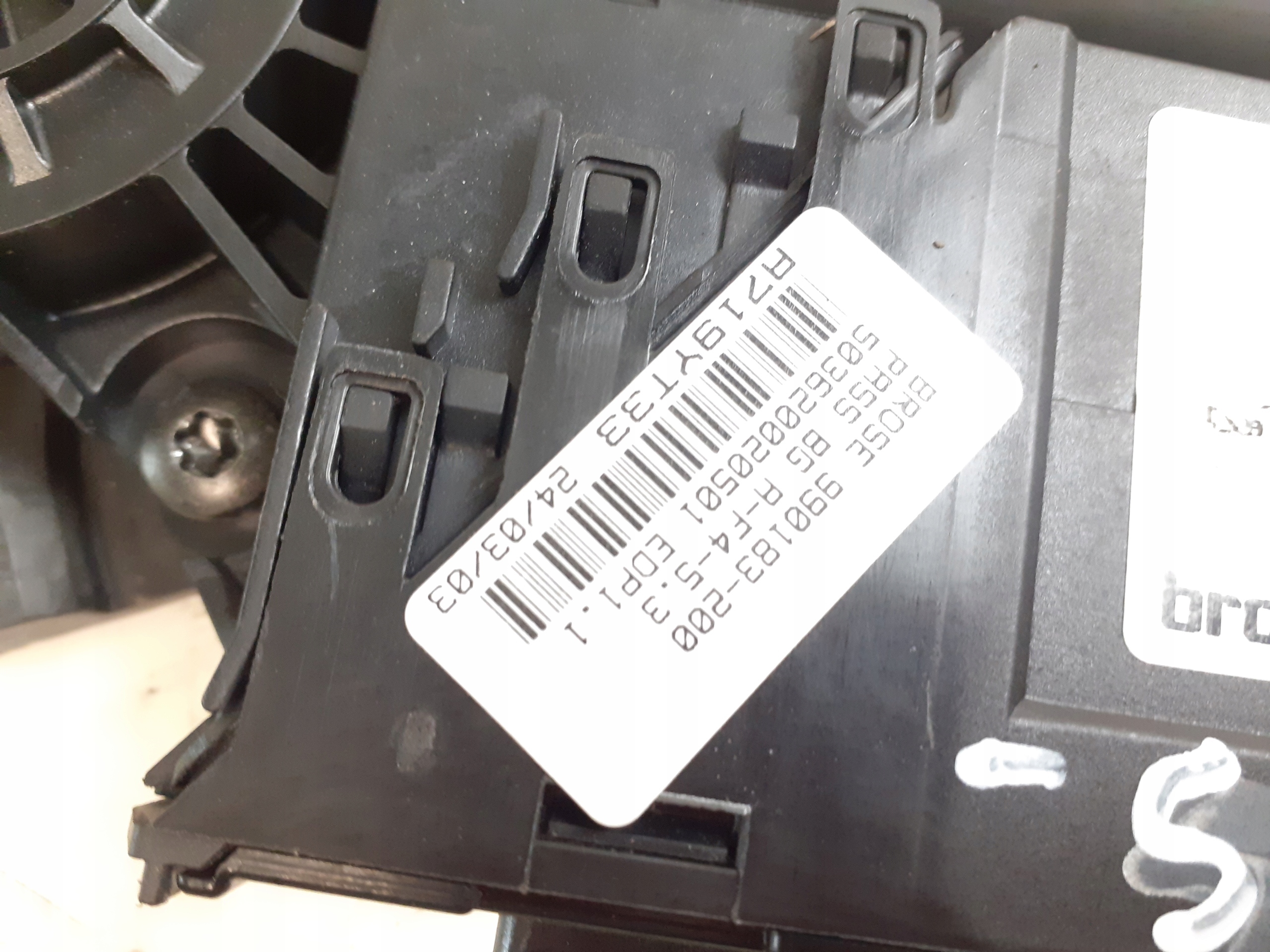 mechanism windows right front PEUGEOT 307