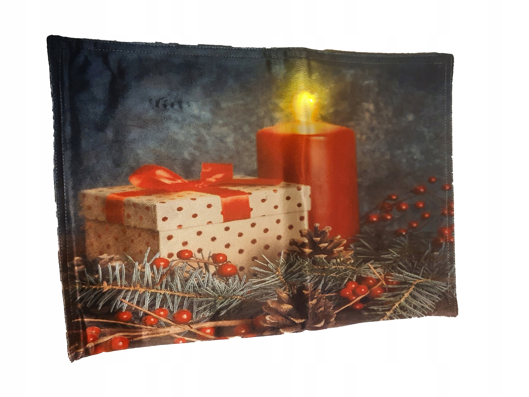 

Świąteczne Podkładki 2szt 48x33cm Światła Led
