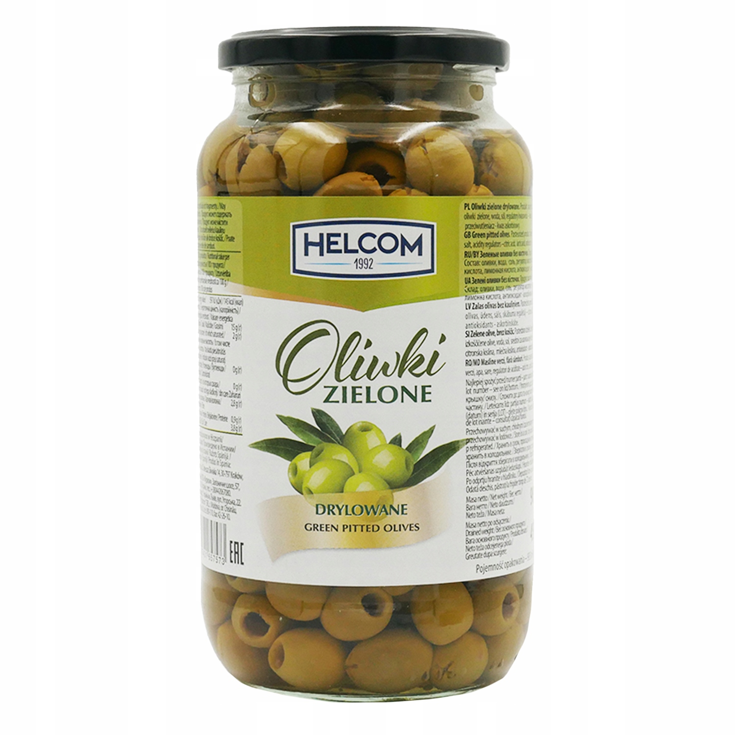 

Oliwki Zielone drylowane pasty sałatki sosy 935ml