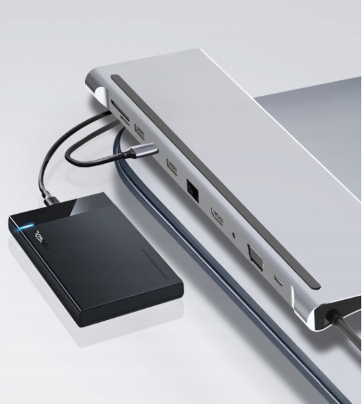 STACJA DOKUJĄCA HUB USB-C 11w1 VGA RJ45 SD HDMI 4K do Macbook Pro Air M1 M2 Zastosowanie USB, FireWire