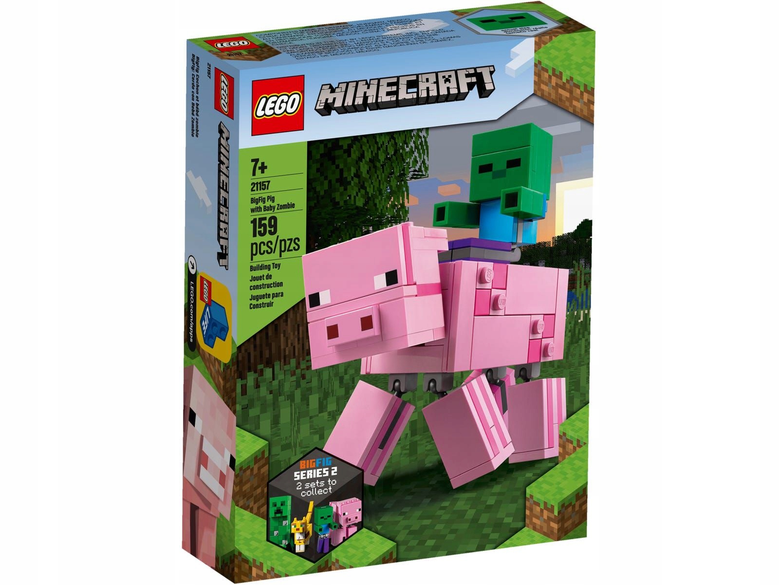 

Lego Minecraft 21157 Minecraft BigFig Świnka