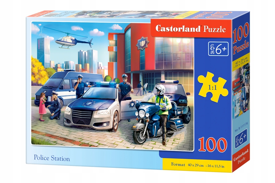 

Puzzle 100 el. Komisariat Policji Castorland