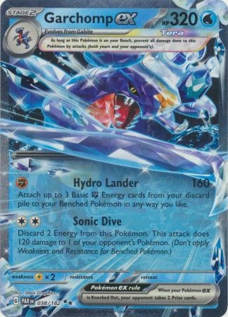 Garchomp ex - 038/182 - Ultra Rare - Pokemon