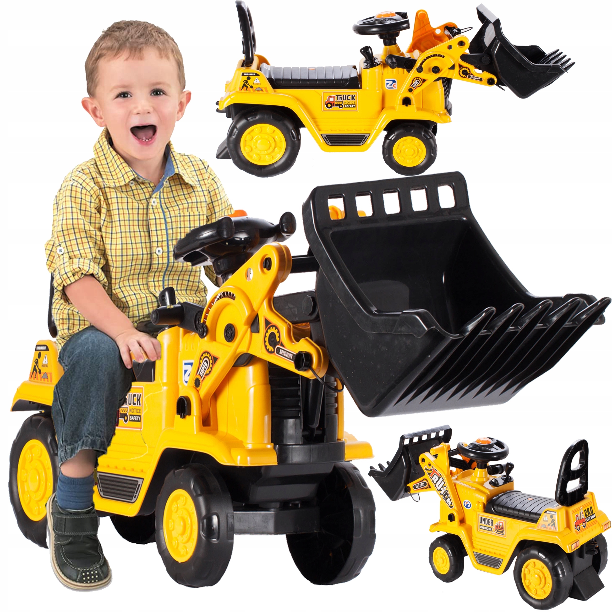 Jeździk Pchacz Spychacz Nocnik Z Ruchomą Łyżką Do Nauki Siusiania