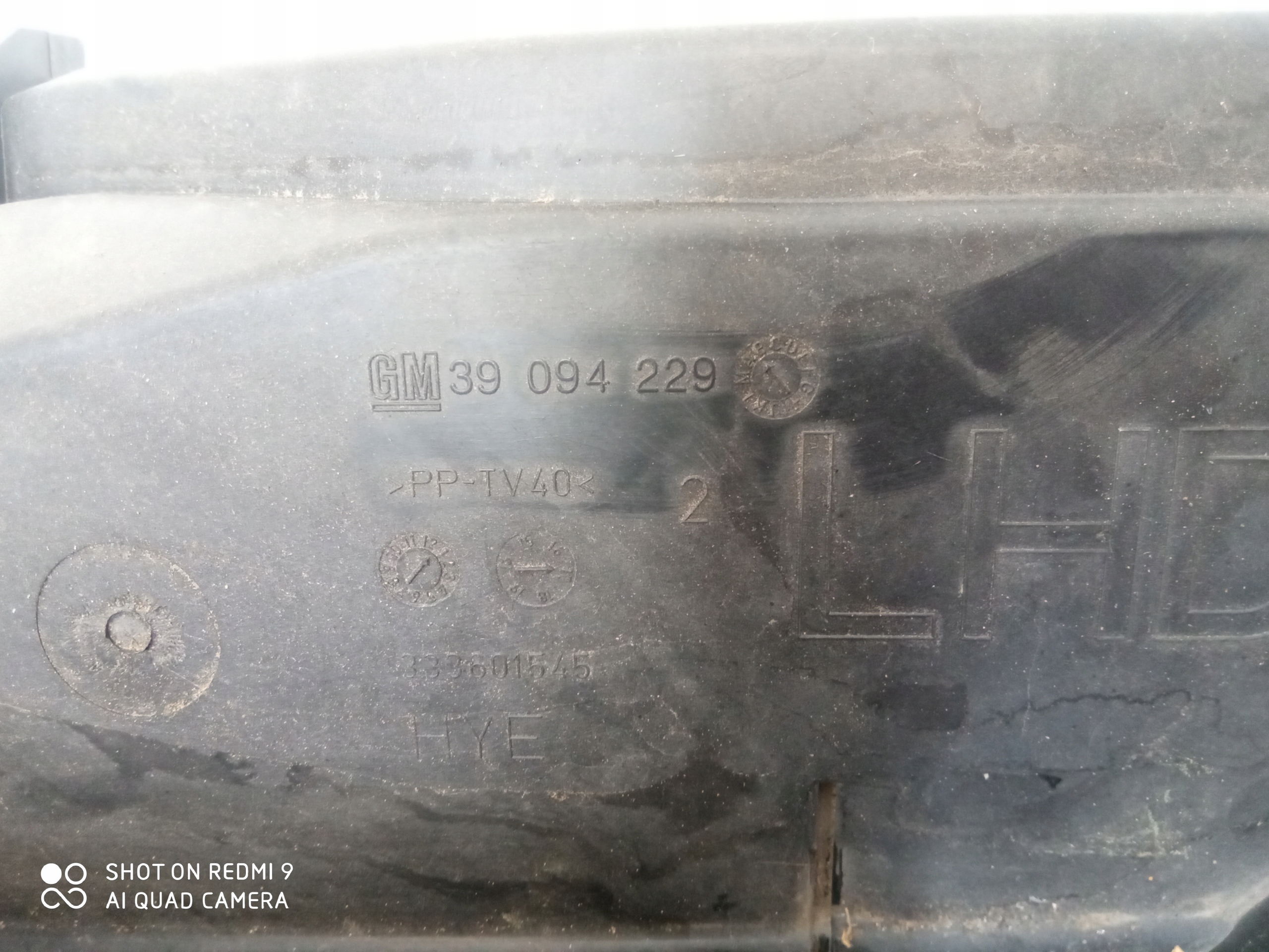 OPEL ASTRA K torpedo lower 39094229