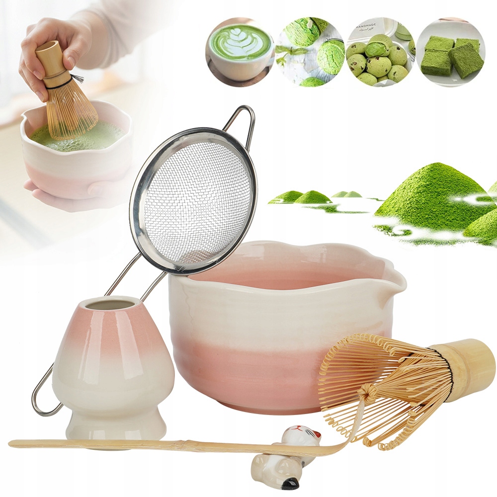 Zestaw Matcha Prezentowy 6 Elementów Chawan Chasen Chashaku