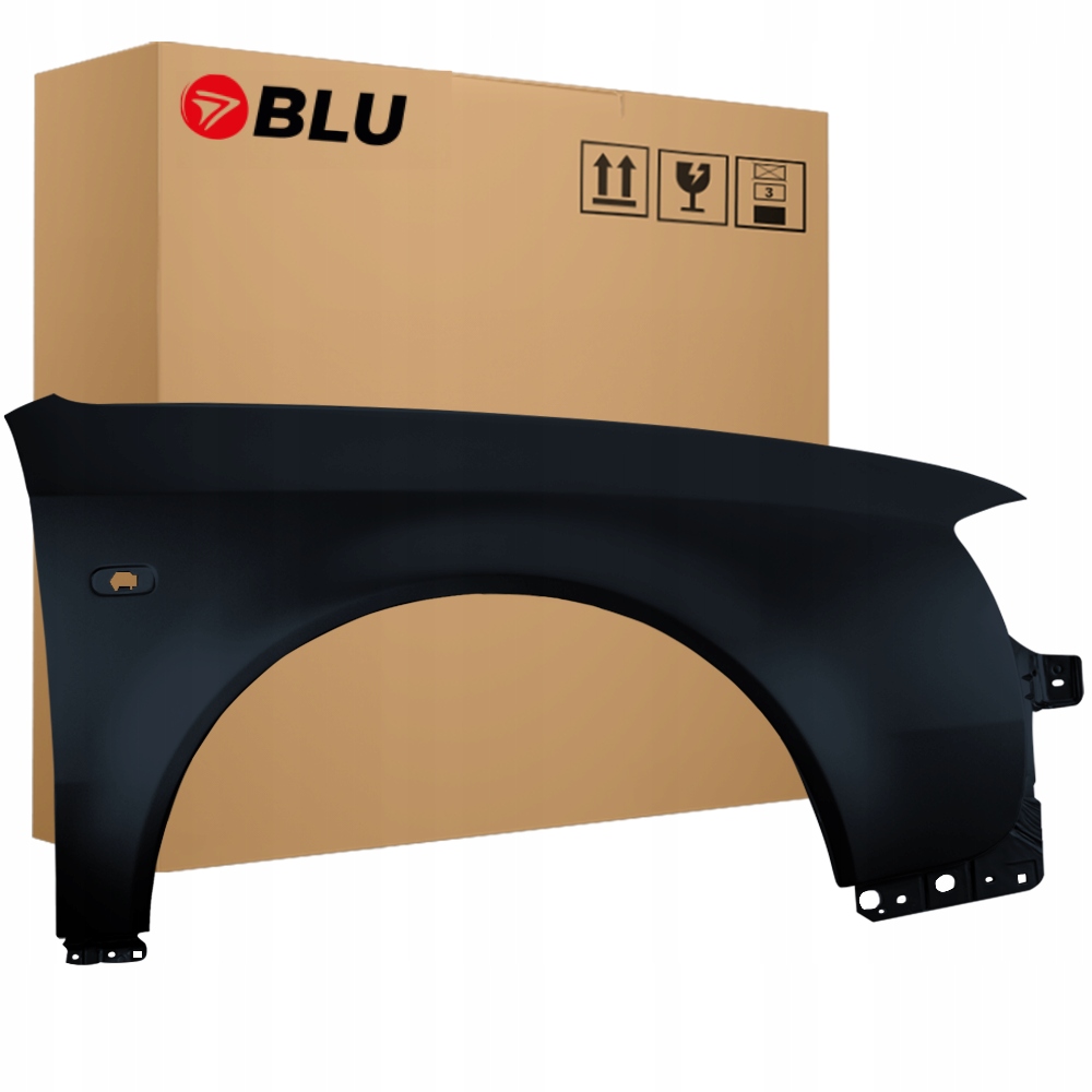 Blu Blatník Audi A6 C5 LZ9W pravý černý 97-01 přední EbonySchwarz
