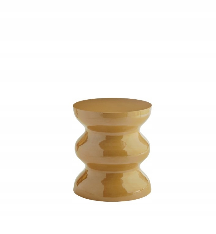 Kovový stolík Iri, horčicový, Madam Stoltz