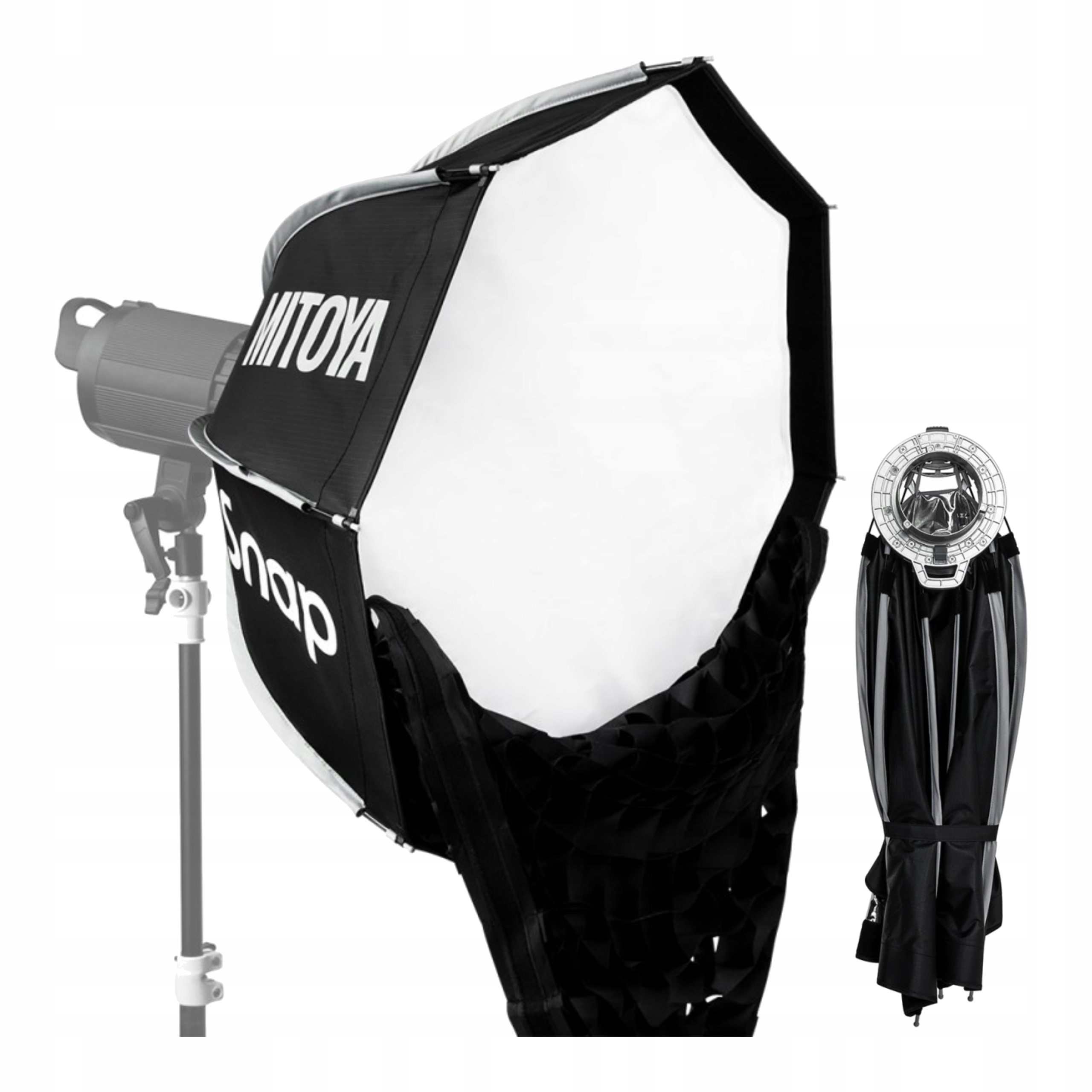Softbox Fotgraficzny Studyjny Oktagonalny Mocowanie Bowens Grid Mitoya