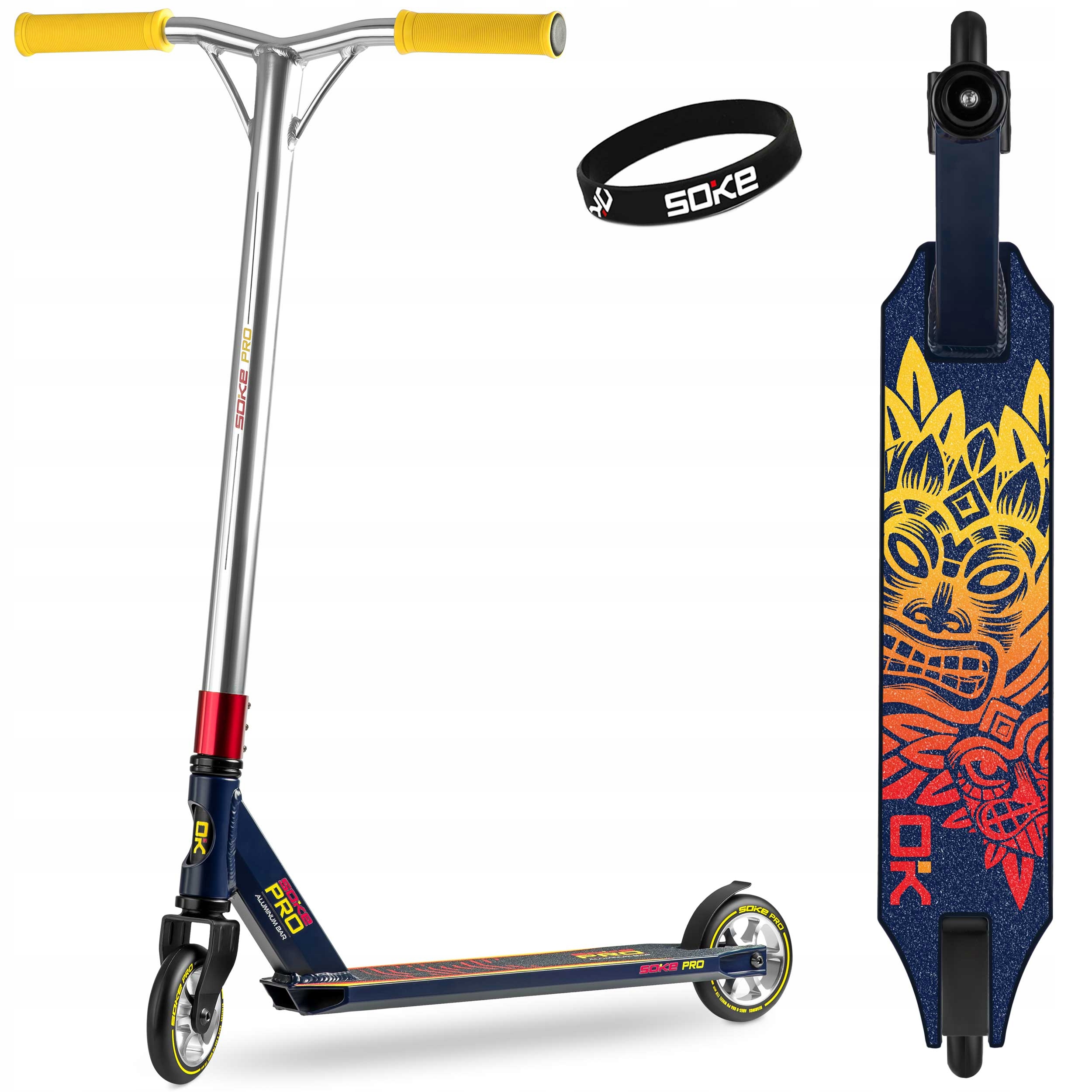 

Hulajnoga Wyczynowa Soke Pro ABEC-9 Y-bar Alu