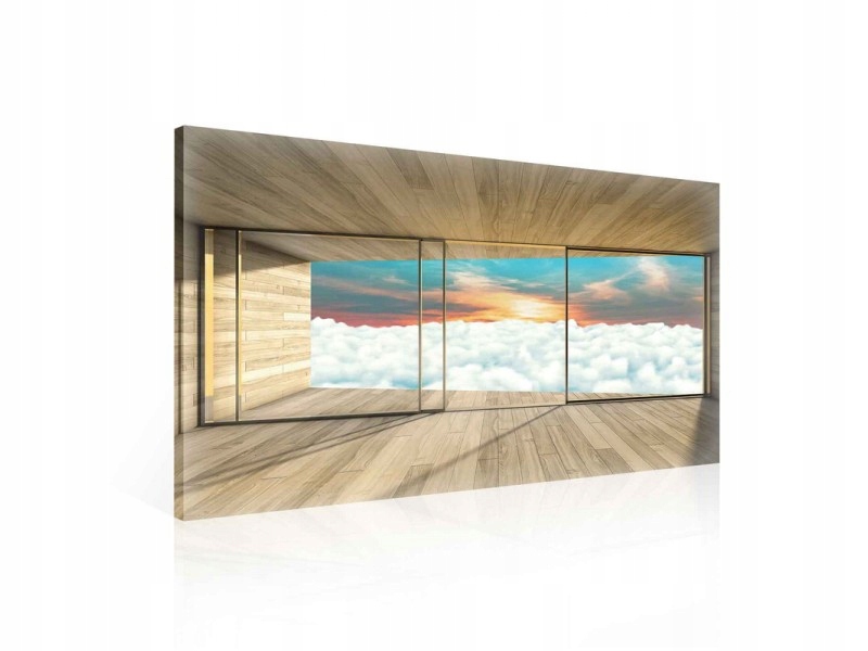 Obraz 80x60 Obloha mraky západ slunce prostor klid pohled světlo