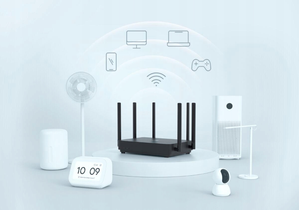 ROUTER BEZPRZEWODOWY Xiaomi Mi WiFi AX3200 WiFi 6 AIoT Dual-Band 2.4/5 GHz Liczba portów LAN (RJ-45) 3