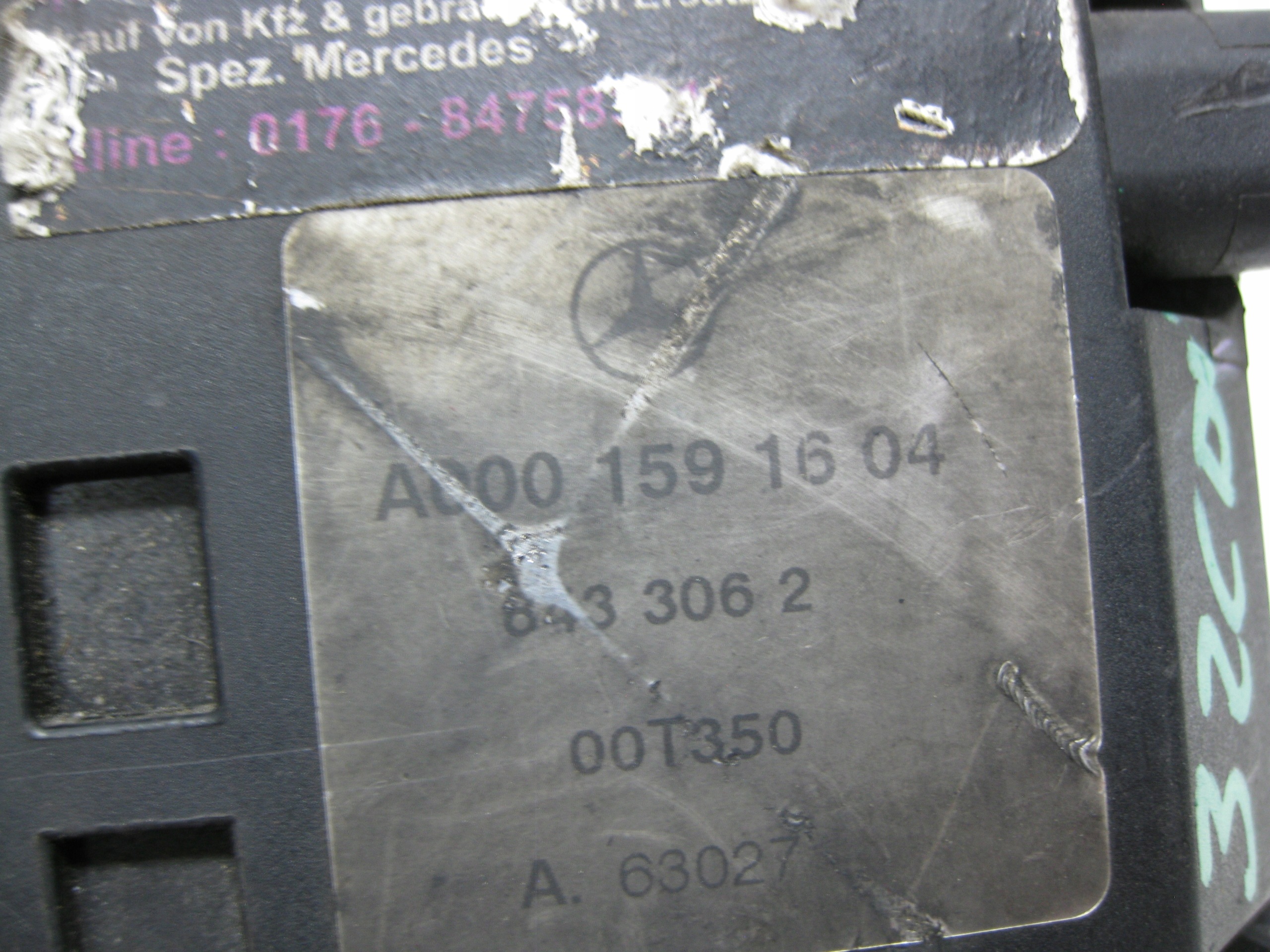MERCEDES W220 grijač vode A0001591604