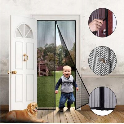 MOSKITIERA NA DRZWI balkonowe okno Z MAGNESAMI 210 Maks. szerokość 100 cm