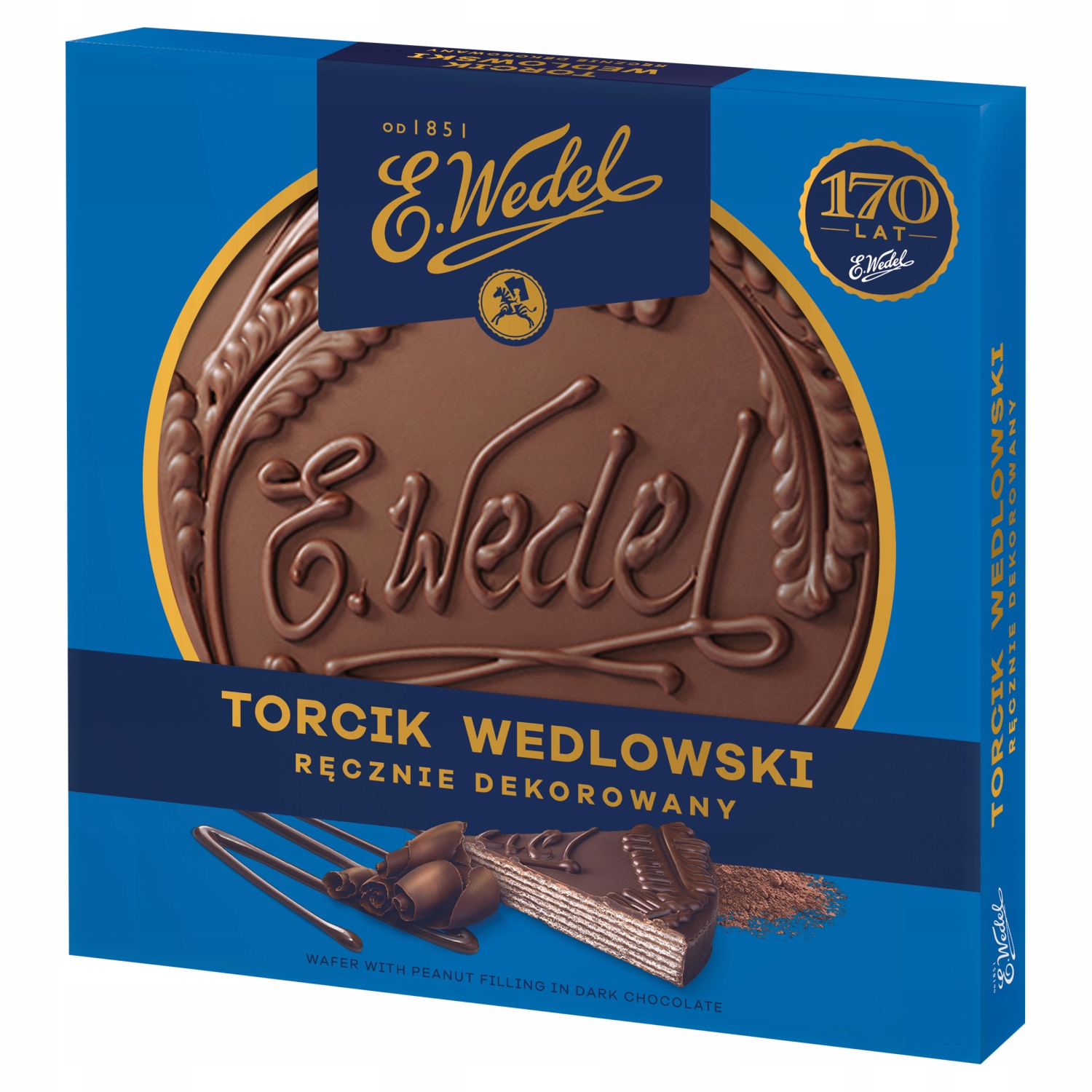 Torcik Wedlowski ręcznie dekorowany E.Wedel 250g