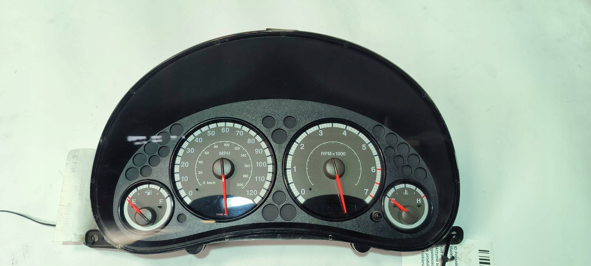 dials clock 04828962AB JEEP CHEROKEE KJ