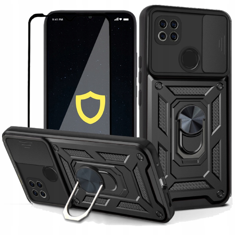 

Etui pancerne Camring do Redmi 10A Szkło