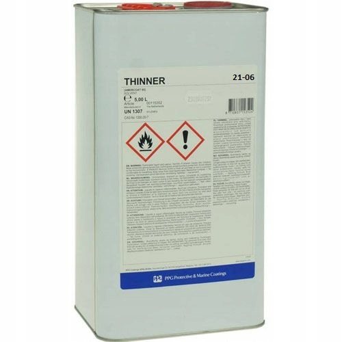 Alkydový polyuretánový riedidlo Ppg Sigma Thinner 21-06 5L